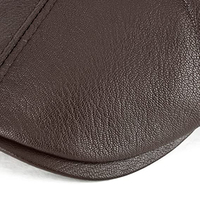 Béret en cuir Vintage pour homme et femme, chapeau plat, Vintage, Gatsby newboy, casquette Lvy de conduite