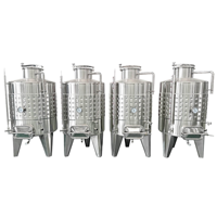 Fermenteur industriel Hermann 500L 1000L 1500L SUS304 pour la fermentation de la bière avec une utilisation facile