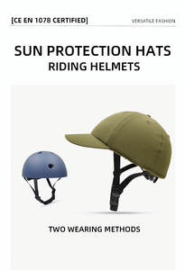 หมวกกันน็อคจักรยานแบบใหม่ขายดีจากญี่ปุ่น ปลอดภัย ปรับได้ แฟชั่น สำหรับกีฬาปั่นจักรยาน พร้อมหมวก - Product Image 3