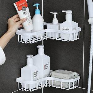 Estante Organizador de Ducha de Acero Inoxidable, Estante de Almacenamiento de Esquina para Baño Montado en la Pared con Ganchos Multifuncionales - Product Image 3