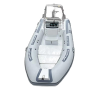 Modèle populaire de bateau pneumatique semi-rigide de 480 cm (16 pieds) avec cabine sport et moteur hors-bord