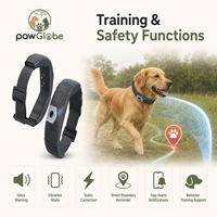 Collier GPS pour animaux de compagnie avec caméra 4G WiFi vidéo 1080P, clôture électronique, suivi en temps réel pour chiens et chats en promenade et en voyage