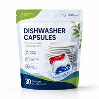 Gel Pencuci Piring Ramah Lingkungan Penghilang Noda Bebas Plastik Biodegradable Pembersih Pencuci Piring Grosir Label Pribadi