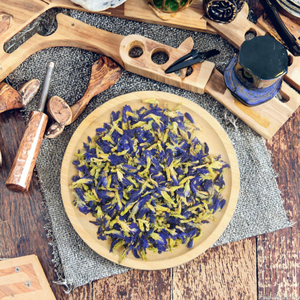 ราคาขายส่ง ชาดอกอัญชันแห้งสีฟ้า ชาสมุนไพรบานสะพรั่ง อายุการเก็บรักษา 18 เดือน - Product Image 3