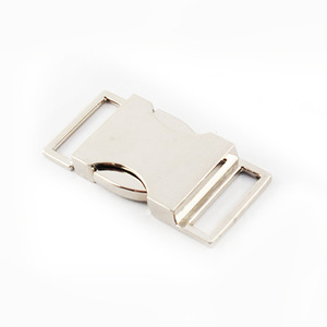 Boucle à dégagement latéral en alliage de zinc argenté, accessoires pour sacs, durable, résistant à l'usure K540 - Product Image 5