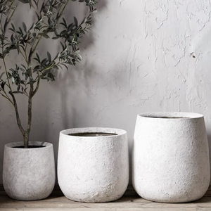 <span class=keywords><strong>Vasi</strong></span> per piante da fiori in <span class=keywords><strong>cemento</strong></span> opaco da giardino in stile rustico per interni di <span class=keywords><strong>grandi</strong></span> dimensioni - Product Image 3