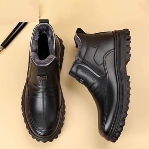 Nouveautés Hiver 2026 : Bottes Chaudes en Laine pour Hommes, Chaussures de Travail Antidérapantes, Chaussures de Randonnée Résistantes à l'Usure, Bottes d'Hiver Montantes - Product Image 3