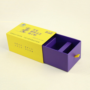 OEM Factory Custom Logo Printed Embossed Recycled Paper Jewelry Box with Sponge Insert Sliding <b>Drawer</b> for Packaging - Product Image 3