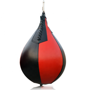 Sac <span class=keywords><strong>de</strong></span> boxe gonflable et boule <span class=keywords><strong>de</strong></span> <span class=keywords><strong>vitesse</strong></span> en cuir PU à Double extrémité en forme <span class=keywords><strong>de</strong></span> <span class=keywords><strong>poire</strong></span> avec Logo personnalisé - Product Image 2