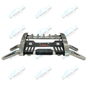 2023 универсальная балка для Toyota, черная текстурная Решетка переднего бампера, щетка, защита <span class=keywords><strong>FJ</strong></span> <span class=keywords><strong>Cruiser</strong></span> Pajero NP300 - Product Image 2