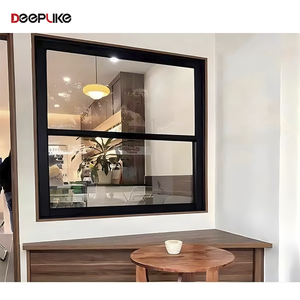 Deeplike nhà máy tùy chỉnh đôi kính cường lực cửa sổ nhôm <span class=keywords><strong>Sash</strong></span> <span class=keywords><strong>Windows</strong></span> cho nhà bếp - Product Image 6