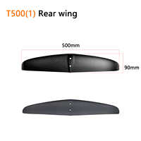 Accessoires maigres universels d'aile arrière en carbone T460/T500 pour planche de surf cerf-volant Efoil Wave Pupming Foil Board Play Hydrofoil Surfing