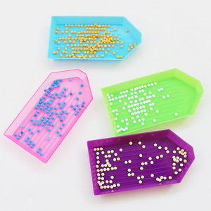 Monopoly bricolage artisanat plaque plateau diamant peinture accessoires en plastique perle tri plateau grande capacité diamant strass toile - Product Image 1