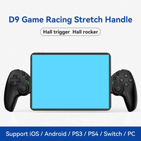 Manette de jeu extensible D9 Game Racing Portal pour téléphone portable BSP D9 Gamepad pour Android/iOS/PS3/PS4/switch/Pc Contrôleur sans fil