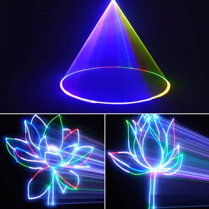 AOPU 5W 10W 15W RGB <span class=keywords><strong>Laser</strong></span> Tête Mobile ILDA 3d Full Color Luces <span class=keywords><strong>Laser</strong></span> Para Dj Animation <span class=keywords><strong>Laser</strong></span> Light pour Dj Night Club - Product Image 5
