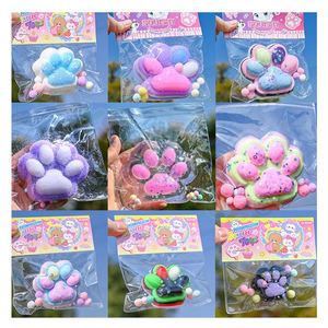 Premium Quality Extra Soft TPR Material <b>Cat</b> Paw Kawaii <b>Squishy</b> Ball Sensory Fidget Stress Relief Therapy Squeeze Toy TOYSRUNNER - Product Image 5