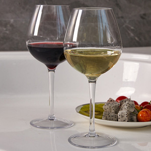 Gobelets à vin en <span class=keywords><strong>plastique</strong></span> sans BPA, réutilisables, incassables, élégants, 480 ml (16 oz), blancs, verres à vin en <span class=keywords><strong>plastique</strong></span> personnalisés - Product Image 6