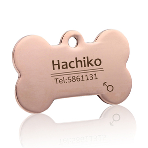 Tùy Chỉnh Khắc Trống Kim Loại Tên Nơi Biểu Tượng Tùy Chỉnh Thép Không Gỉ Anodized Nhôm Dog Pet Tag - Product Image 6