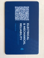 Custom UV Print Bamboo Basswood 13,56 MHz RFID NFC Key Card y tarjeta de visita para el programa de lealtad