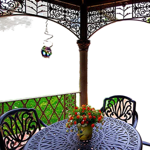 Stainless Steel Gazing <b>Ball</b> Wind Spinner with Spiral Tail Decorative Hanging Swivel Hook for Garden Ornamentation - Product Image 4