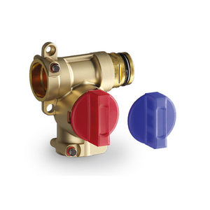 Valvola di Riempimento T4 DN10 Tee F13 Connessione FFM DX per Sistemi Idraulici - Product Image 1