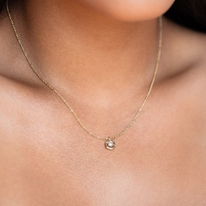 Gemnel Mặt Dây Chuyền Hình Lục Giác Kim Cương Ngôi Sao Vàng 18K Bằng Bạc Sterling 925 - Product Image 3