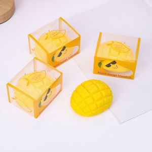 Jouet anti-stress en forme de mangue, mignon et moelleux, en TPR, pour soulager l'anxiété - Product Image 4