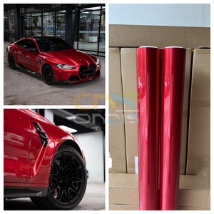 Pellicola Vinilica Premium Super Lucida Metallizzata per Wrapping Auto, Viola Uva <span class=keywords><strong>Rosso</strong></span> Blu, Adesiva Senza Bolle, <span class=keywords><strong>Adesivo</strong></span> per Cambio Colore Auto - Product Image 4