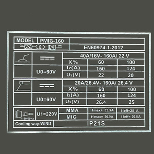 2025 nouveau OEM soudure <span class=keywords><strong>aluminium</strong></span> sans gaz Flux MIG MAG <span class=keywords><strong>MMA</strong></span> TIG impulsion 6 en 1 mig machine à <span class=keywords><strong>souder</strong></span> 160A impulsion mig soudeurs 220V - Product Image 3