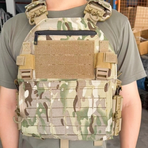 Đào tạo chiến thuật vest với dây kéo không thấm nước <span class=keywords><strong>Camo</strong></span> Molle chiến thuật vest với phát hành nhanh chóng tấm tàu sân bay với IV tấm chèn - Product Image 2