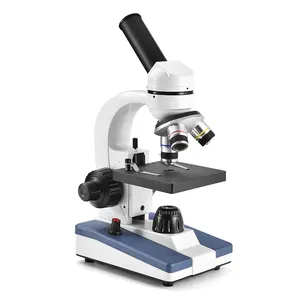 Microscopio óptico educativo biológico escolar LUXUN microscopio monocular de laboratorio de buena calidad para estudiantes