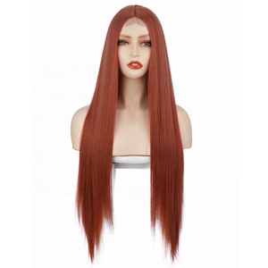 OEM Perruque-Peluca de cabello sintético con encaje Frontal, sin pegamento, Hd, 613 - Product Image 6