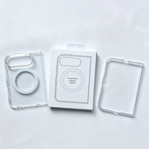 Coque arrière transparente en acrylique rigide pour iPhone <span class=keywords><strong>18</strong></span> Fold, étuis de téléphone portable avec charge magnétique sans fil pour iPhone <span class=keywords><strong>18</strong></span> Ultra - Product Image 3