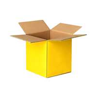 Boîte imprimée avec laminage brillant, carton ondulé robuste, logo personnalisé, carton d'expédition pour le transport et le stockage