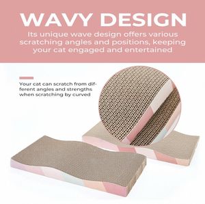 Bantalan cakar Klasik 2 in 1 mewah kustom pabrik bantalan cakar gaya unik untuk perabotan penggaruk kucing sangat mencegah - Product Image 4