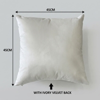 Housse de coussin décorative en faux lin de haute qualité, douce et luxueuse, couleur unie, pour la vente en gros