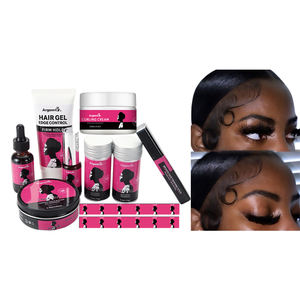 משי חלבון זית שמן ברק לחות קצה בקרת סט מותג פרטי - Product Image 1