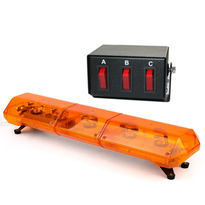 12V/24V hổ phách EMS lửa kéo xe tải <span class=keywords><strong>Halogen</strong></span> cảnh báo xoay <span class=keywords><strong>lightbar</strong></span> - Product Image 4