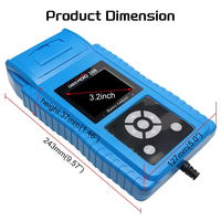 Testeur et analyseur numérique de batterie de voiture MST-268 avec imprimante, outil de diagnostic du système de démarrage et de charge CCA (100-2000 CCA)