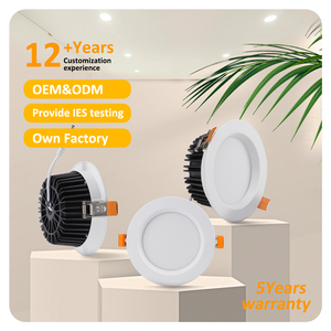 <span class=keywords><strong>Downlight</strong></span> <span class=keywords><strong>Empotrable</strong></span> Moderno, CCT Ajustable de 0-10V, Blanco <span class=keywords><strong>Regulable</strong></span> DALI, <span class=keywords><strong>Downlight</strong></span> <span class=keywords><strong>LED</strong></span> de 100lm/W para Hotel, Oficina, Tienda, Centro Comercial - Product Image 2