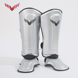 Protège-tibias autocollants ALLFIGHT 2026 en PU multicouche S-XL pour Enfants et Adultes Entraînement MMA - Product Image 2