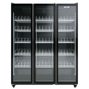 Réfrigérateur commercial à 3 portes vitrées pour boissons, vitrine réfrigérée verticale pour supermarchés et magasins de proximité - Product Image 2