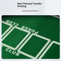 Tapis de poker Texas Hold'em épais Jiaji Bu, grand format, couleur unie, antidérapant, pour salle de poker, usage domestique, résistant à l'usure