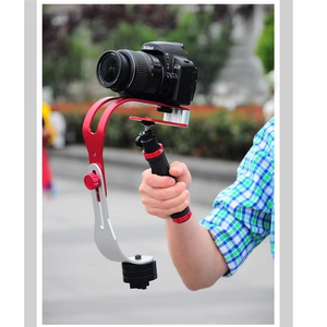 Stabilisateur Steadycam intelligent portable rouge pour la prise de vue vidéo et selfie Rebel T1i T2i T3i T4i T5i Compatible - Product Image 1