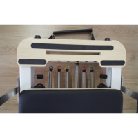 Pilates Reformer MJD W40, structure en aluminium pliable, gain de place, durable, équipement de fitness réglable, machine de Pilates Refoemer