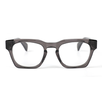 Classique Rétro Optique Montures De Lunettes Transparent Carré Dernière Vente En Gros Acétate Acétate Montures De Lunettes