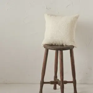 Authentic Cream Lace <b>Embroidered</b> Decorative <b>Curtain</b> Without Filling-for Seats & Pillows - Product Image 1