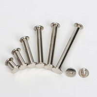 Fabricants de boulons Barils de reliure de livre personnalisés en acier inoxydable ou en acier ou en laiton et vis micro vis de sexe Chicago Screw