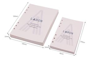 LABON 6 Ring Business Binder a fogli mobili A5 <span class=keywords><strong>A6</strong></span> pianificatore di stampa Agenda Organizer per Notebook in pelle - Product Image 4