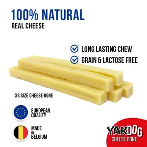Friandise pour chien Yakdog XS 18-24g 100% fromage de yak belge naturel, produit en Belgique - Idéal pour récompenser lors de l'entraînement - Product Image 3